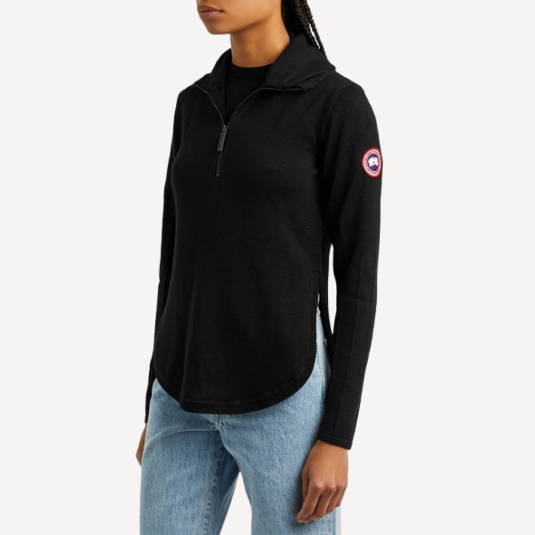 Canada Goose Women’s Fairhaven 1/2 Zip Black