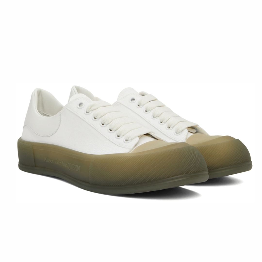 Alexander McQueen White Rubber Sneaker