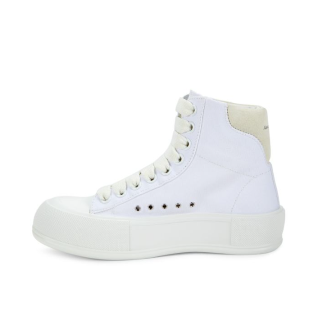 Alexander McQueen White High Top Sneaker