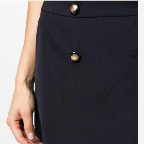 Alexander McQueen Wool Blend Mini Skirt