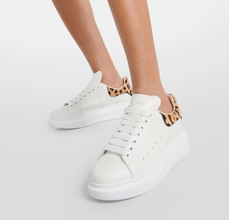 Alexander McQueen Leopard Sneaker Kids