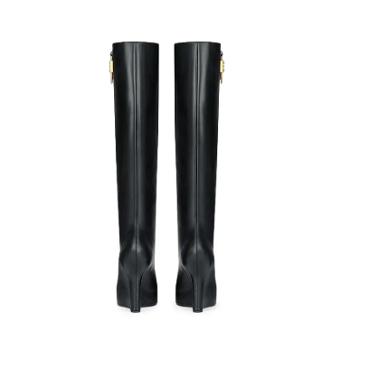 Givenchy Wedge Lock Black Boots