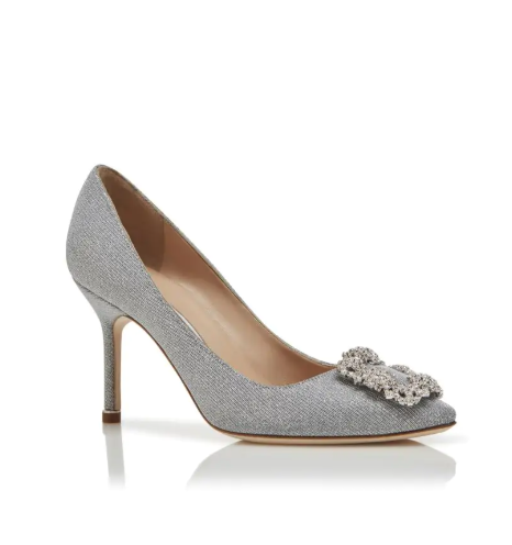 Manolo Hangisi Glitter 70 Pump