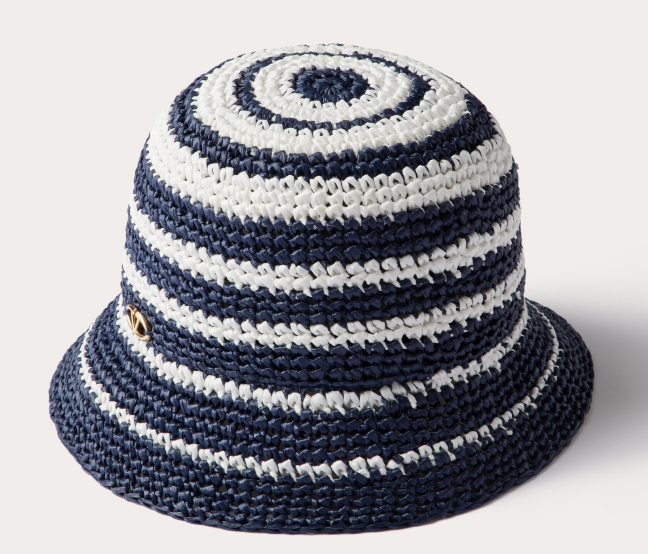 Valentino Crochet Bucket Hat