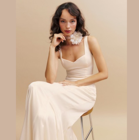 Reformation Payton Silk Gown