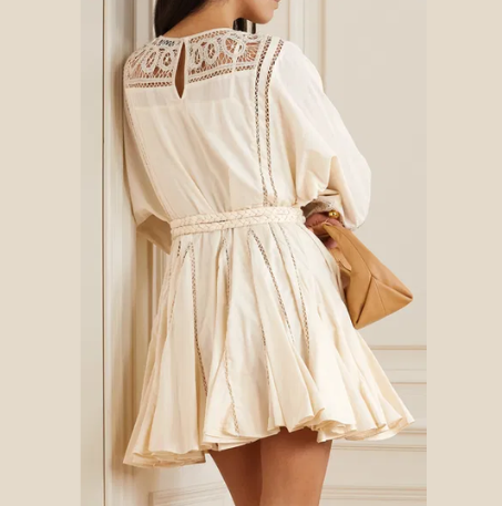 Rhode Ella White Lace Dress