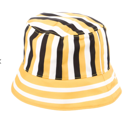Prada Yellow Stripe Bucket Hat