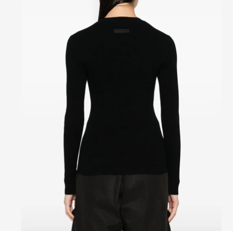 Canada Goose Women’s Georgian Wool Knit Sweater Black