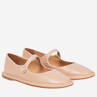 Chloe Rubie Mary Jane Leather Flats