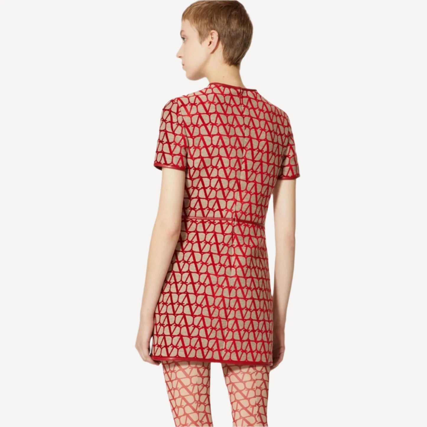 Valentino Toile Iconographe Red Printed Mini Dress