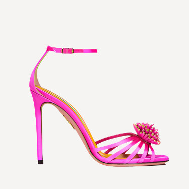 Aquazzura Anemone Sandal 105 Exotic Orchid Pink