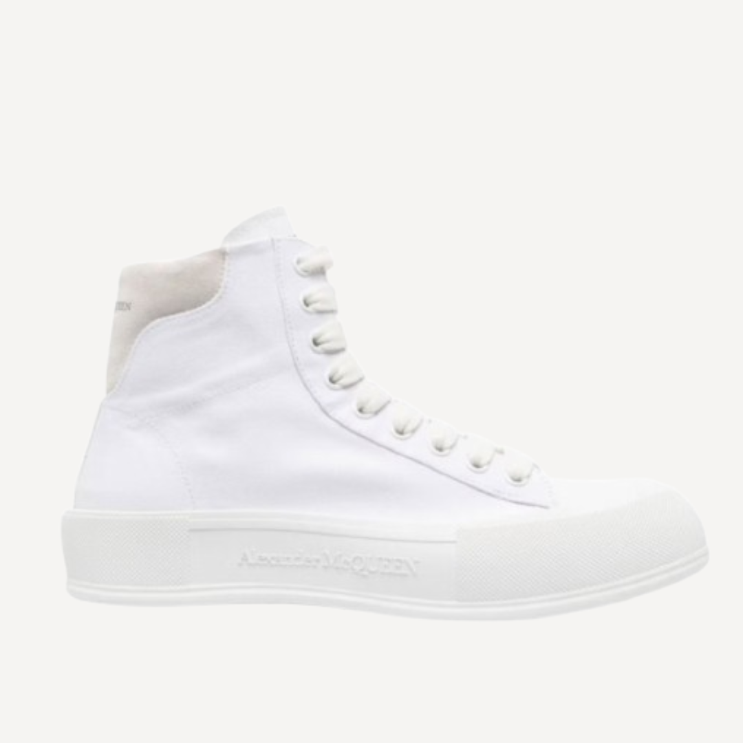 Alexander McQueen White High Top Sneaker