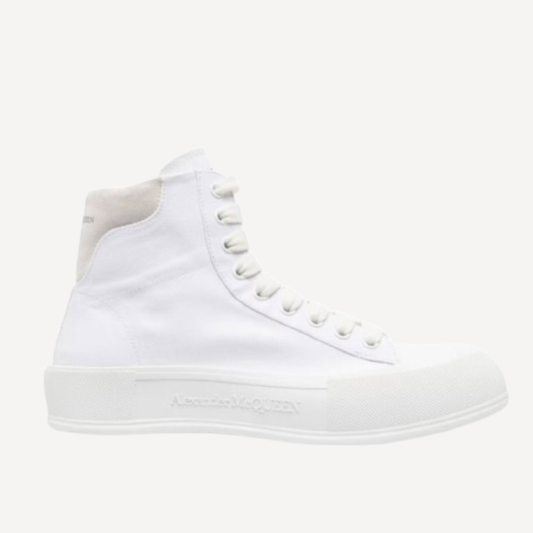 Alexander McQueen White High Top Sneaker