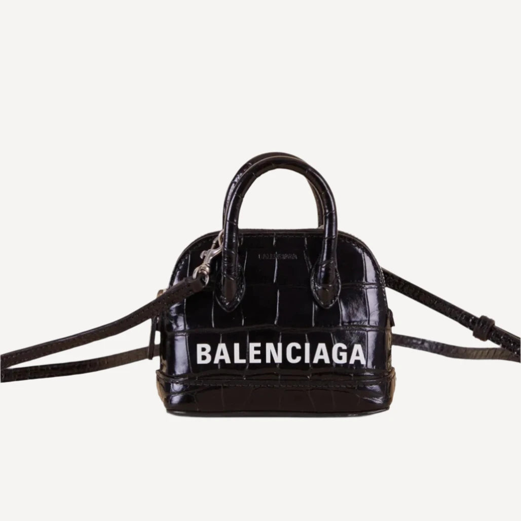 Balenciaga Ville Top Mini Bag Black