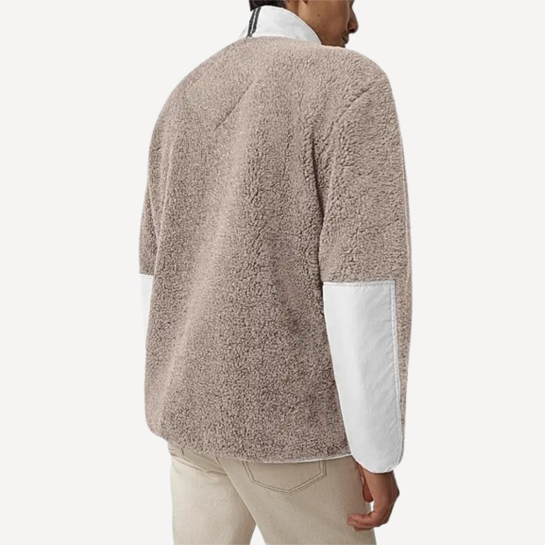 Canada Goose Men’s Kelowna Fleece Tan Full Zip