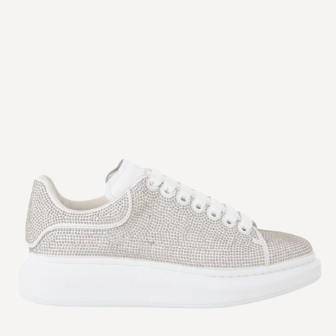 Alexander McQueen Studded White Sneaker