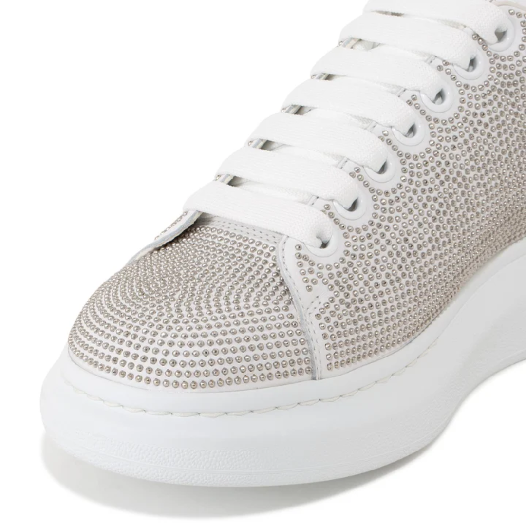 Alexander McQueen Studded White Sneaker