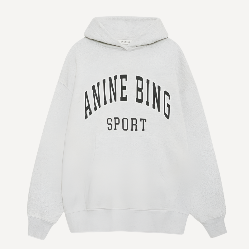 Anine Bing Alto Hoodie Grey Melange