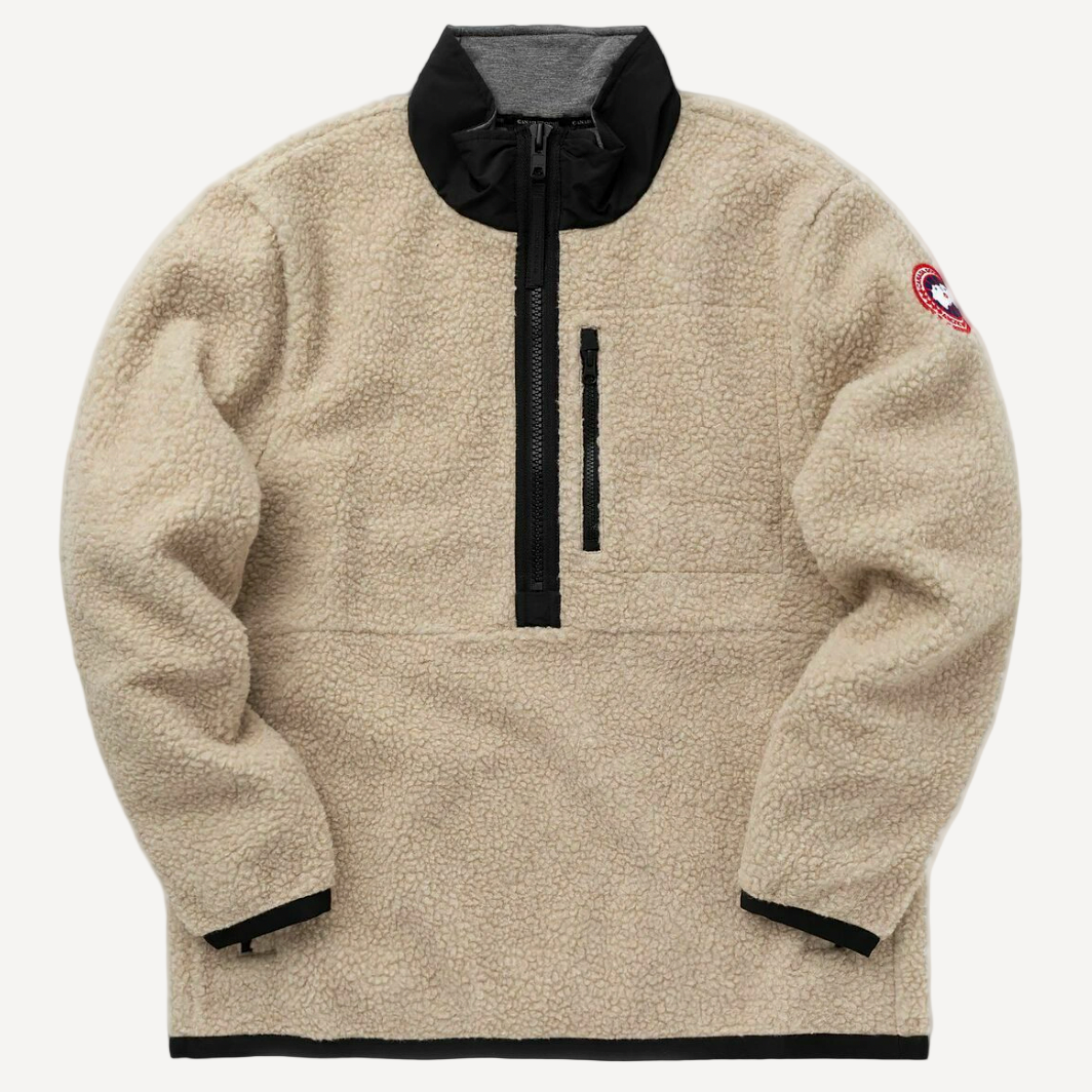 Canada Goose Men’s Updated Renfrew Fleece Pullover Tan