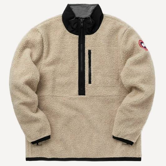 Canada Goose Men’s Updated Renfrew Fleece Pullover Tan