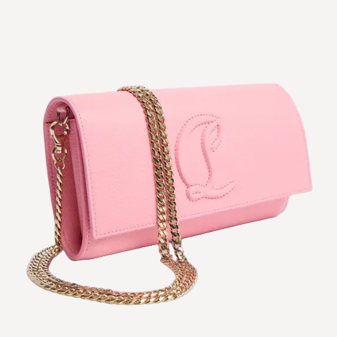 Christian Louboutin By My Side Wallet Crossbody Bag Pink