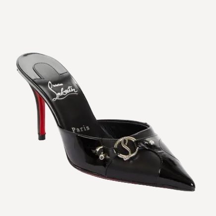 Christian Louboutin CL 90s Black Mules