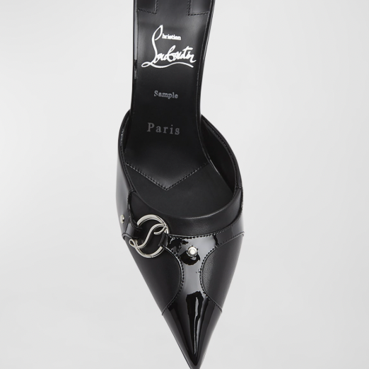 Christian Louboutin CL 90s Black Mules