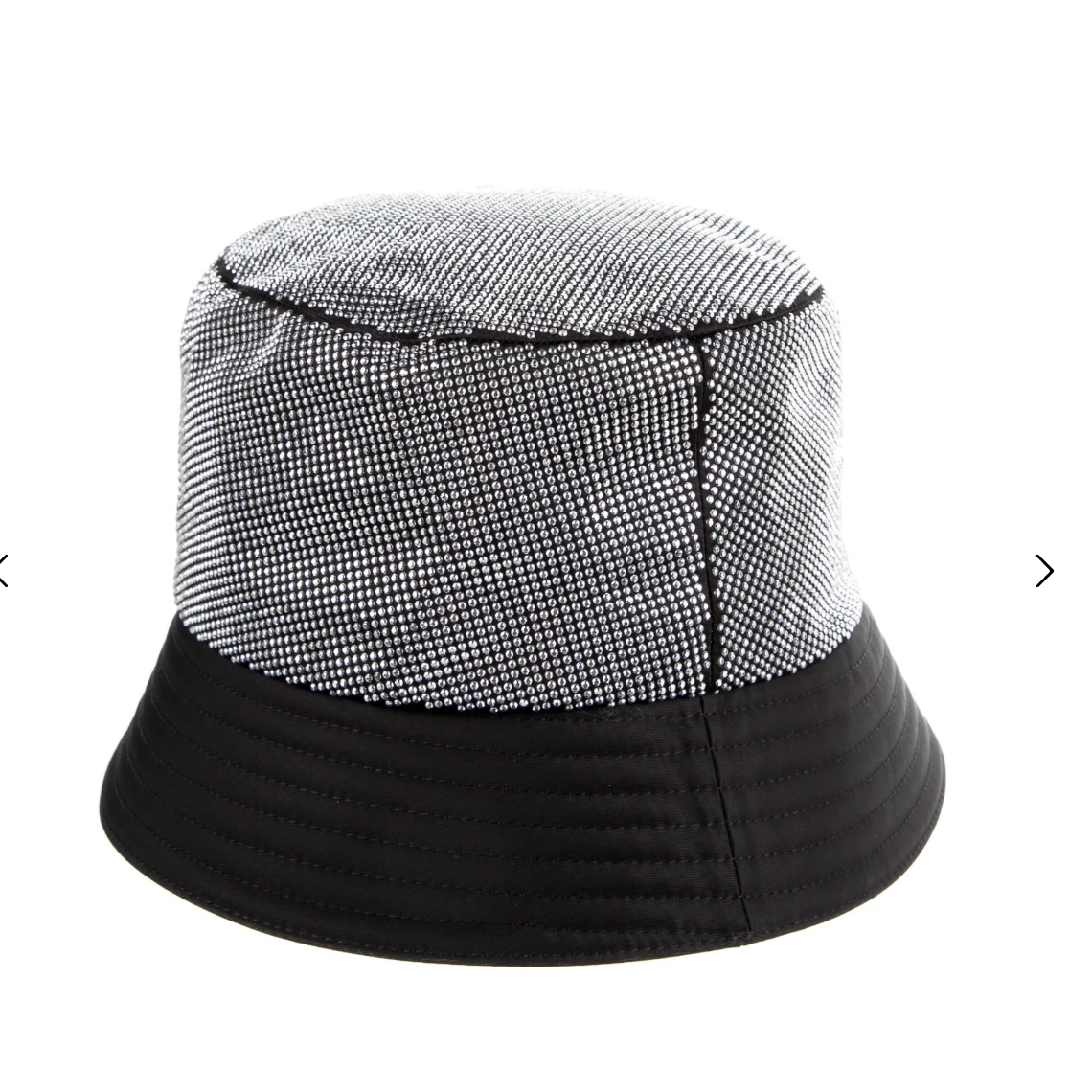 Prada Studded Bucket Hat Black