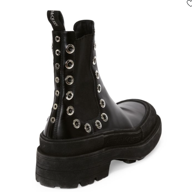 Alexander McQueen Studded Black Bootie