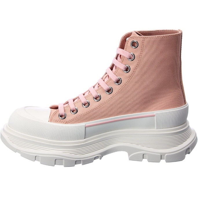 Alexander McQueen Pink High Top Sneakers