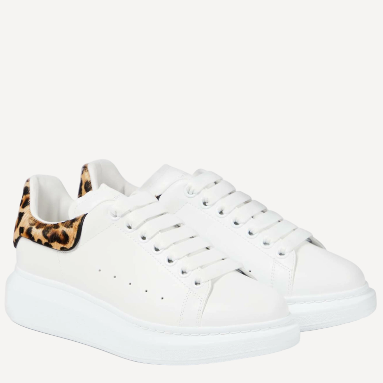 Alexander McQueen Leopard Sneaker Kids