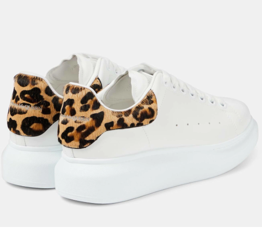 Alexander McQueen Leopard Sneaker Kids