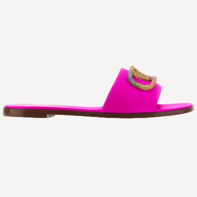 Valentino Hot Pink Slides