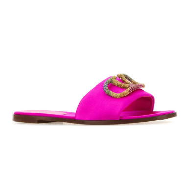 Valentino Hot Pink Slides