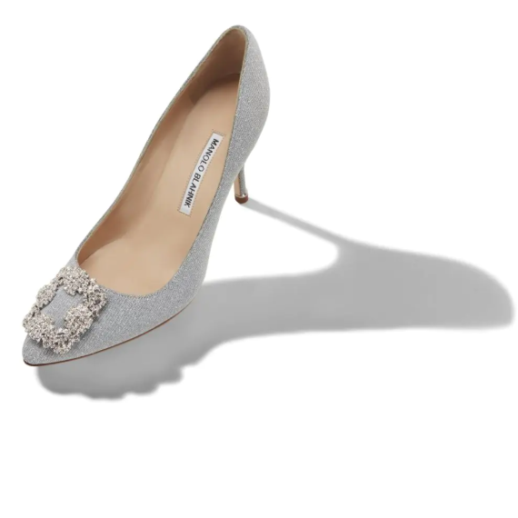 Manolo Hangisi Glitter 70 Pump