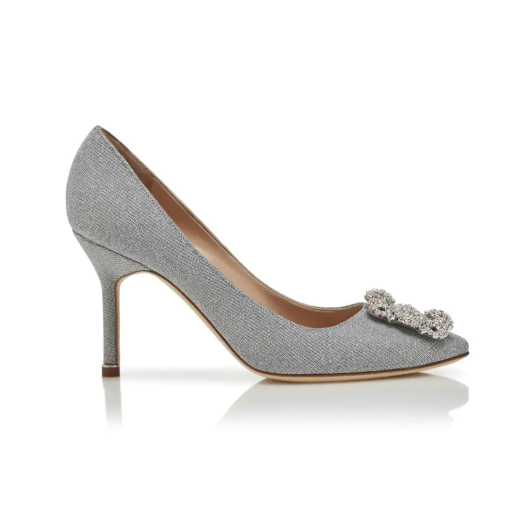Manolo Hangisi Glitter 70 Pump
