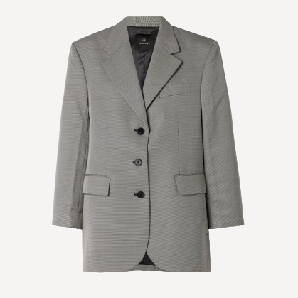 Anine Bing Houndstooth Blazer