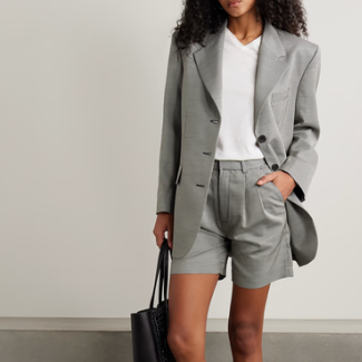 Anine Bing Houndstooth Blazer