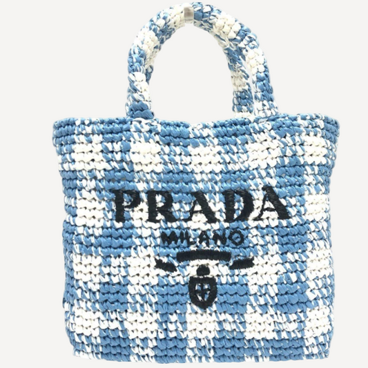Prada Small Crochet Tote Bag