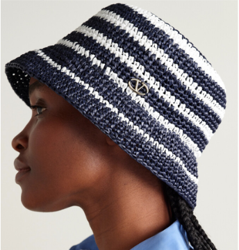Valentino Crochet Bucket Hat