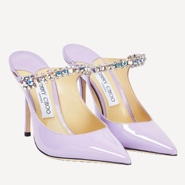 Jimmy Choo Bing Purple Pumps