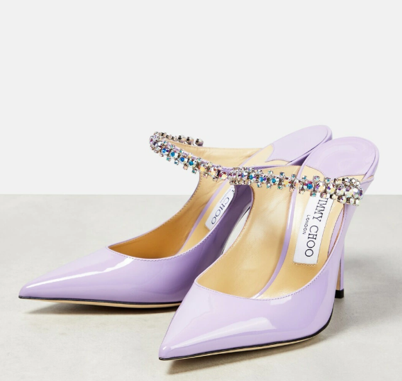 Jimmy Choo Bing Purple Pumps