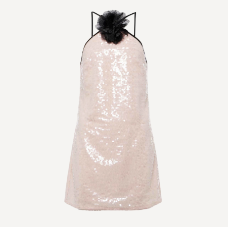 Self Portrait Pink Sequin Mini Dress