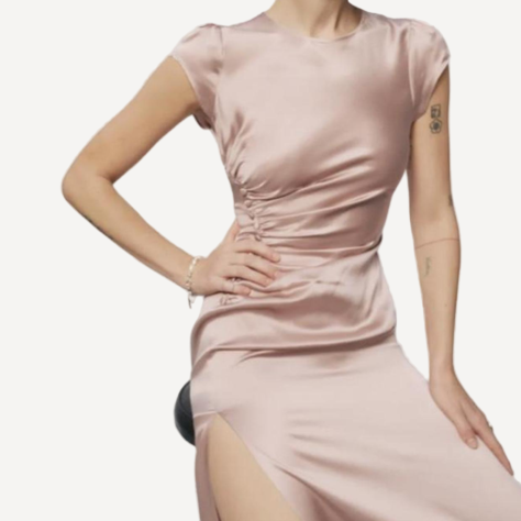 Reformation Birch Pink Dress