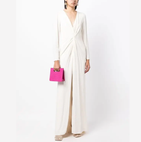 Reformation Gatsby Ivory Dress