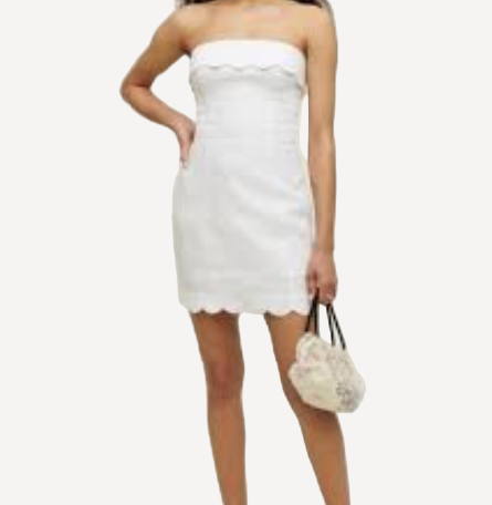 Reformation Isles Linen Mini Dress