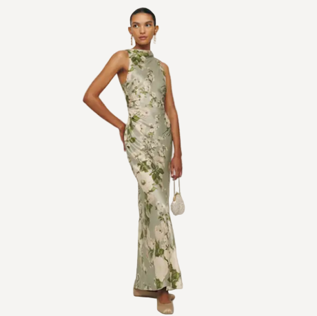 Reformation Veria Tarragon Dress