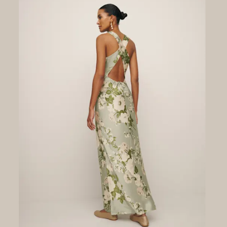 Reformation Veria Tarragon Dress