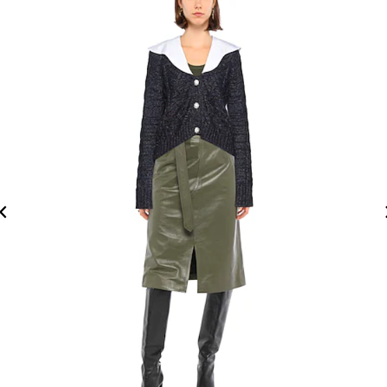 Ganni Navy Sky Cardigan