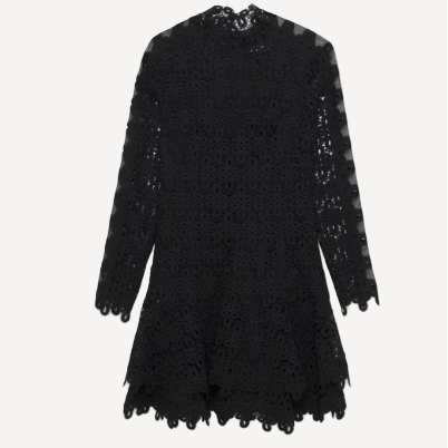 Simkhai Joy Navy Lace Mini Dress